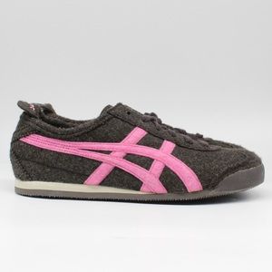 Vintage Onitsuka tiger Mexico 66 felt samples brown and pink